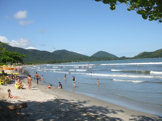 Aptos Familia Com Ar Condicionado Ubatuba Praia Pereque Acu Ngoại thất bức ảnh
